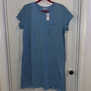 GAP Tee Shirt Dress (Light Blue) 100% Cotton- XL